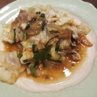 豚バラの野菜炒め